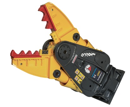 Indeco Abbruchzangen: Ein Hai kann nicht besser zupacken